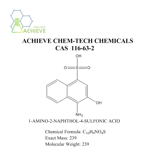 1-AMINO-2-NAFTOL-4-SULFONSKĀBE CAS 116-63-2