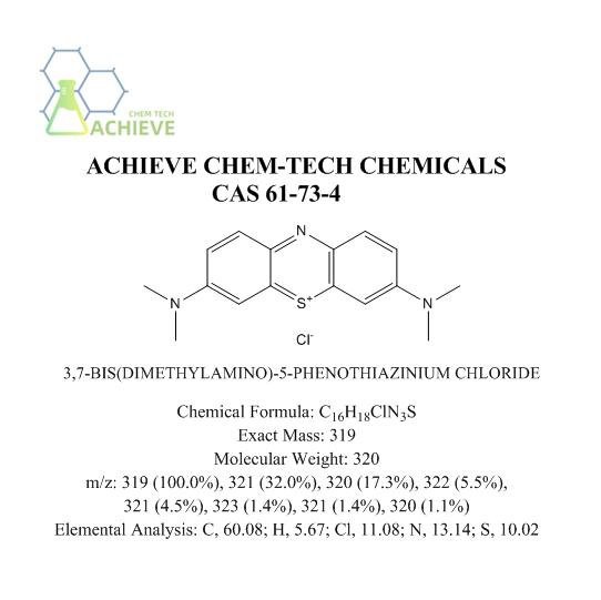 Metilēnzilā krāsviela pulveris CAS 61-73-4
